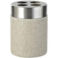 Стакан для зубных щеток Ridder Stone 22010211 Бежевый Стакан для зубных щеток Ridder Stone 22010211 Бежевый