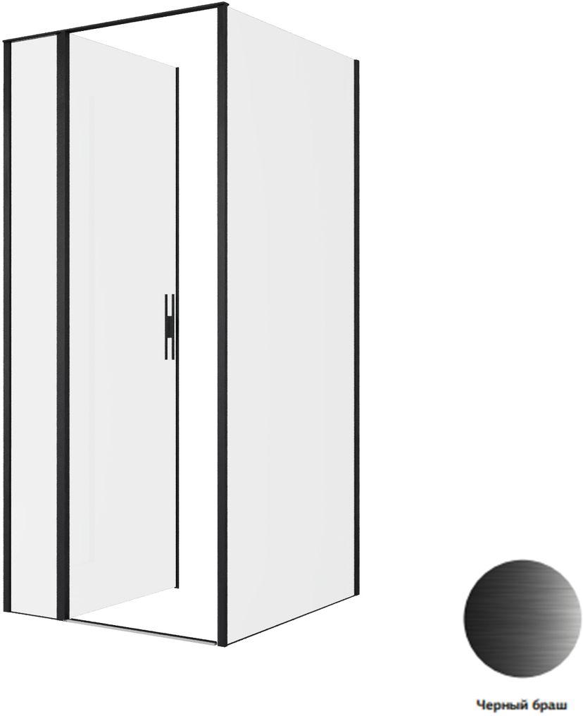 Душевой уголок Allen Brau Priority 90x100 3.31027.BBA + 3.31048.BBA черный браш