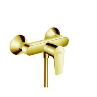 Смеситель для душа, Hansgrohe, Talis E, тип открывания воды-однорычажный, тип регулирования воды-керамический узел смешивания, тип установки-настенный, отверстия для монтажа-2, цвет-полированное золото Смеситель для душа, Hansgrohe, Talis E, тип открывания воды-однорычажный, тип регулирования воды-керамический узел смешивания, тип установки-настенный, отверстия для монтажа-2, цвет-полированное золото