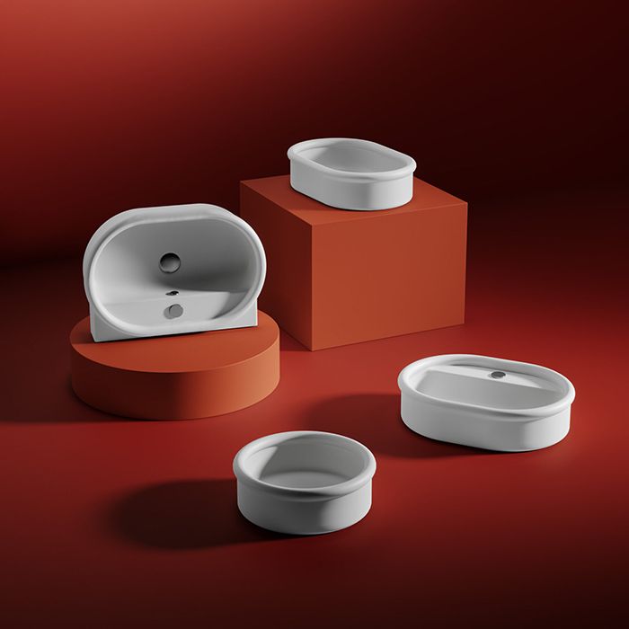 Artceram BRERA Раковина накладная 65 x 46 h 18, без отв под смеситель, цвет белый матовый Artceram BRERA Раковина накладная 65 x 46 h 18, без отв под смеситель, цвет белый матовый