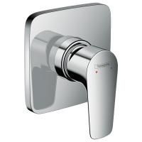 Смеситель для душа, Hansgrohe, Talis E, на 1 потребитель, тип открывания воды-однорычажный, тип регулирования воды-керамический картридж, монтаж-настенный встраиваемый, отверстия для монтажа-1, внутренняя часть-необходимо заказать, цвет-хром Смеситель для душа, Hansgrohe, Talis E, на 1 потребитель, тип открывания воды-однорычажный, тип регулирования воды-керамический картридж, монтаж-настенный встраиваемый, отверстия для монтажа-1, внутренняя часть-необходимо заказать, цвет-хром