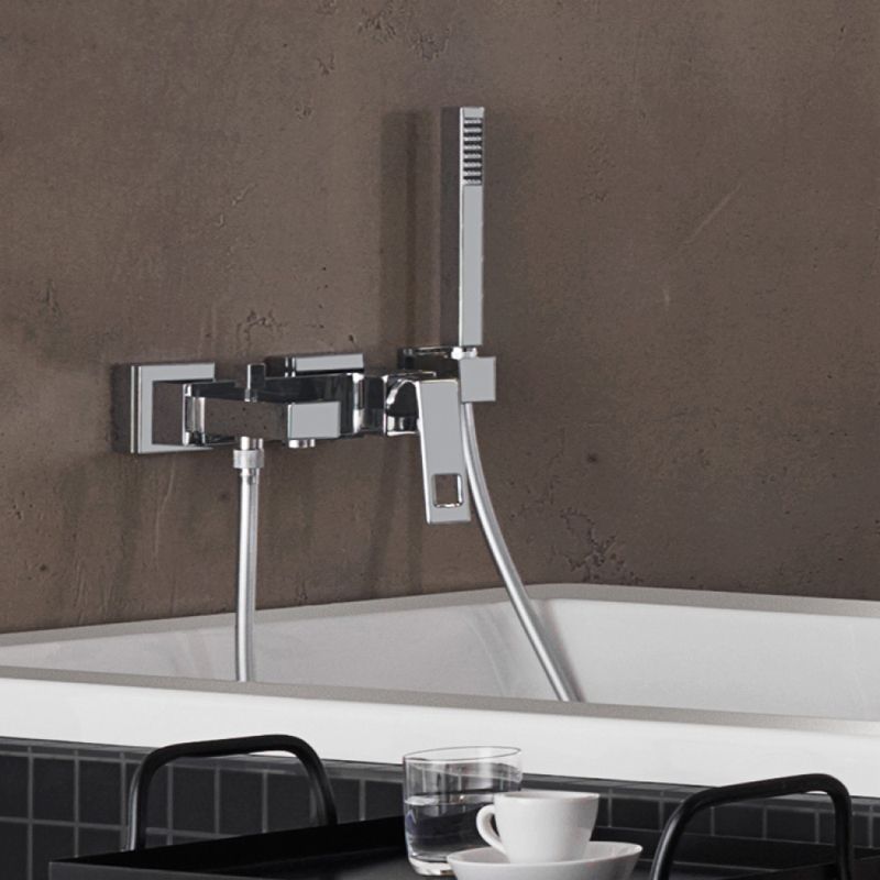 Смеситель для ванны GROHE Eurocube, хром (23140000) Смеситель для ванны GROHE Eurocube, хром (23140000)