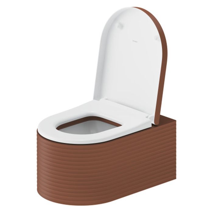 Duravit  Millio Унитаз подвесной &quot;Grooves&quot;  370х570 мм, крепление в компл.,цвет матовая корица