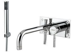 Fiore Xenon, однорычажный встраиваемый смеситель для ванны, цвет золото