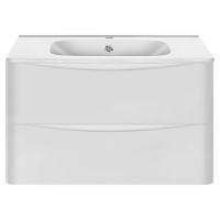 Тумба под раковину Vincea Paola VMC-2P800GW подвесная G.White