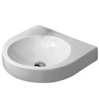 Duravit Architec Раковина без перелива, с плоскостью под смес., с намеченным отв. для дозатора мыла справа и для смесителя слева, 575x520мм, Цвет: Бел Duravit Architec Раковина без перелива, с плоскостью под смес., с намеченным отв. для дозатора мыла справа и для смесителя слева, 575x520мм, Цвет: Бел