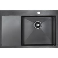 Кухонная мойка Paulmark Elde 78 PM807851-GMR Вороненая сталь Кухонная мойка Paulmark Elde 78 PM807851-GMR Вороненая сталь