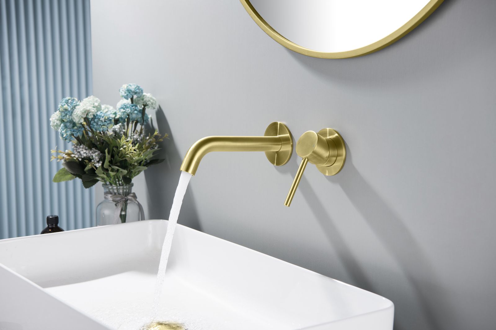 Смеситель для раковины встроенный Timo Saona 2372/17SM золото матовое, артикул 2372/17SM