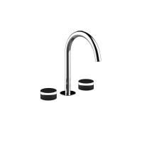 Fantini Nice Смеситель для раковины, 3 отв., с нажимн. донным клапаном, излив 183мм, цвет: хром