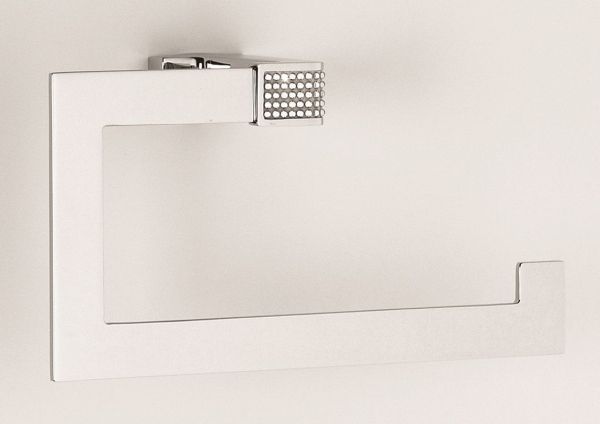 Sanibano Diamond, полотенцедержатель - полукольцо, цвет хром-кристаллы Swarovski crystal