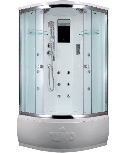Душевая кабина Timo Lux T-7790 90x90 профиль Хром стекло прозрачное