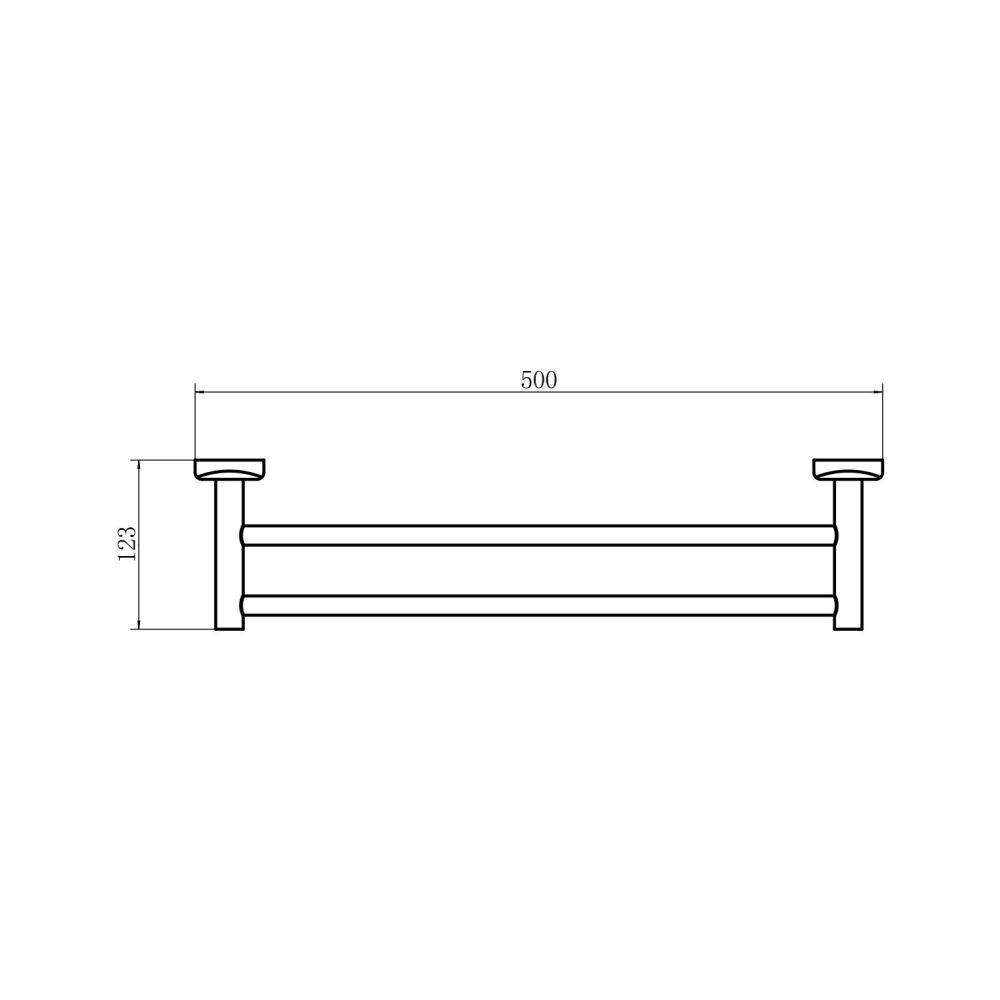 Полотенцедержатель FASHUN A1609, хром