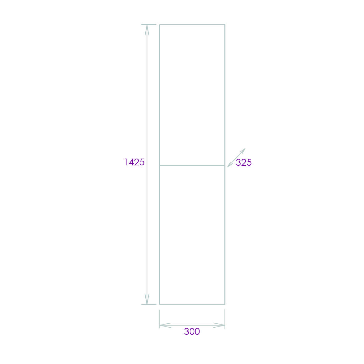 Пенал Onika Марбл 30 подвесной, мрамор/камень бетонный, универсальный
