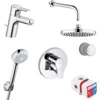 Набор KLUDI PURE&EASY 376300565 (хром, латунь), шт Набор KLUDI PURE&EASY 376300565 (хром, латунь), шт