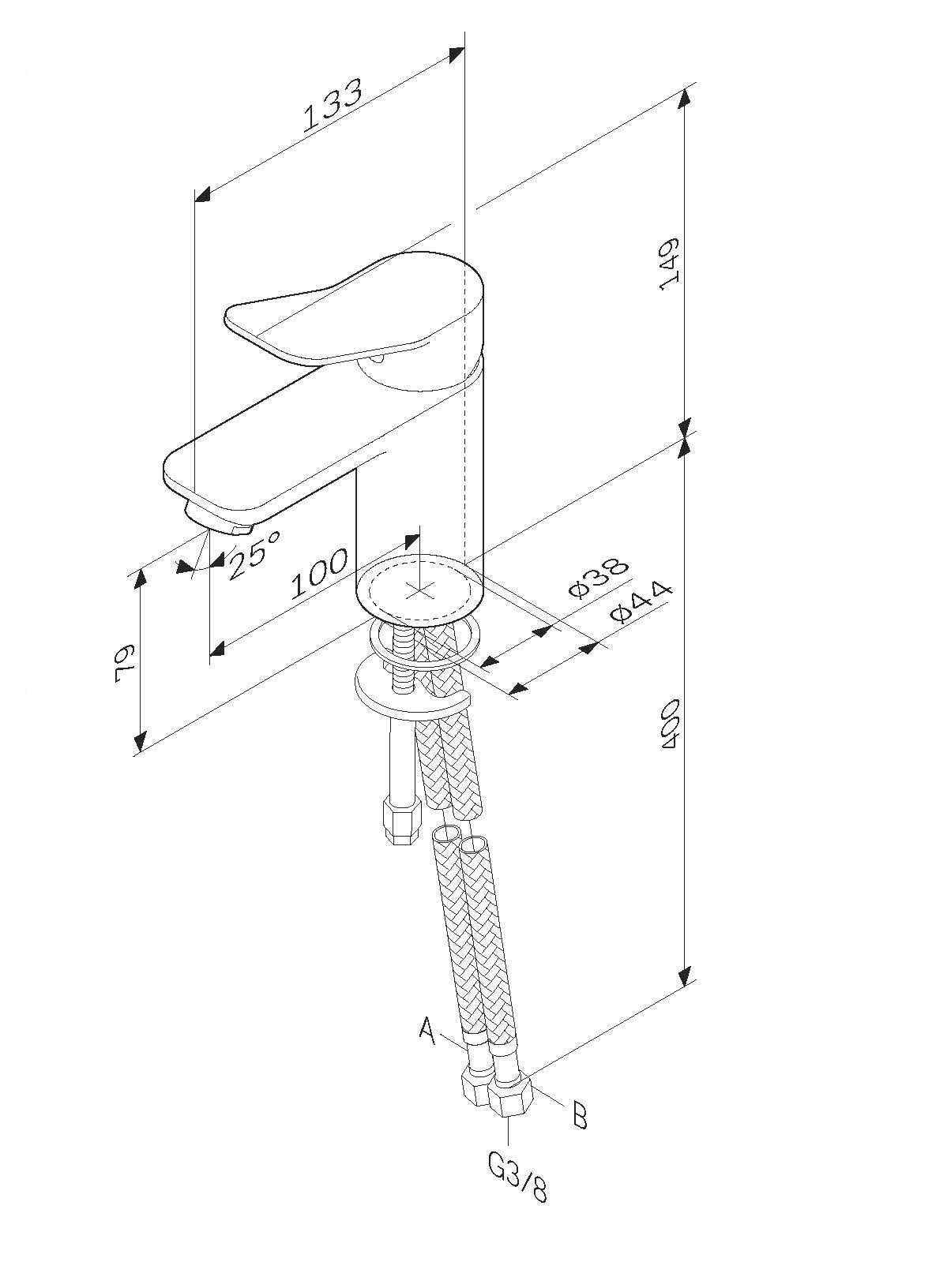 F85A02122 X-Joy, смеситель для умывальника, черный, шт. F85A02122 X-Joy, смеситель для умывальника, черный, шт.