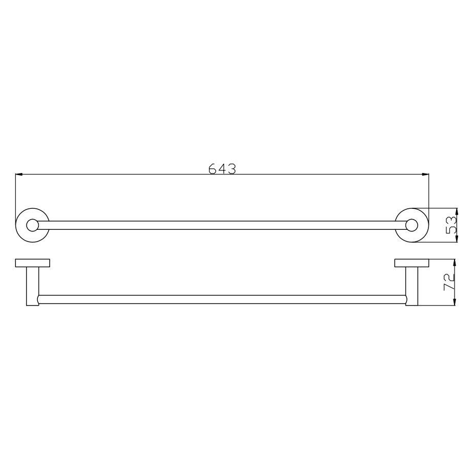 Полотенцедержатель Rav Slezak COLORADO COA0701/60Z, золото