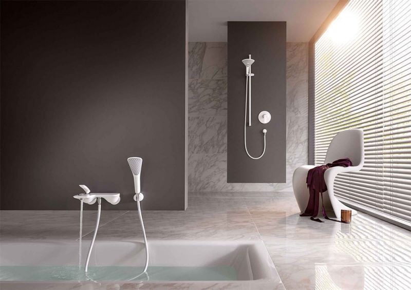 Душевой гарнитур Kludi Fizz 6765091-00 Белый Хром Душевой гарнитур Kludi Fizz 6765091-00 Белый Хром