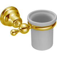 CISAL Arcana Стакан подвесной керамический, цвет белый/золото