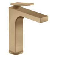 AX CitterioСмеситель для раковины 160, незап.сли , цвет шлифованная бронза