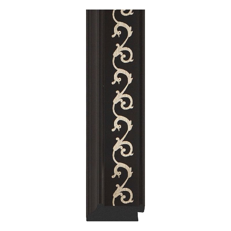 Зеркало Evoform Exclusive 115х55 Черный ардеко