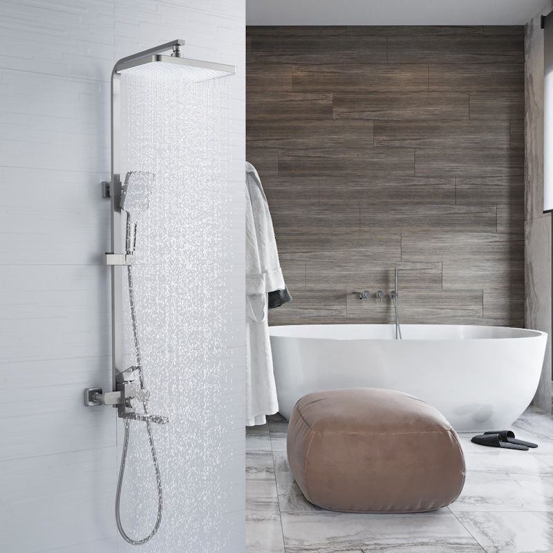 Душевая система Shevanik S7036L, сатин, артикул S7036L