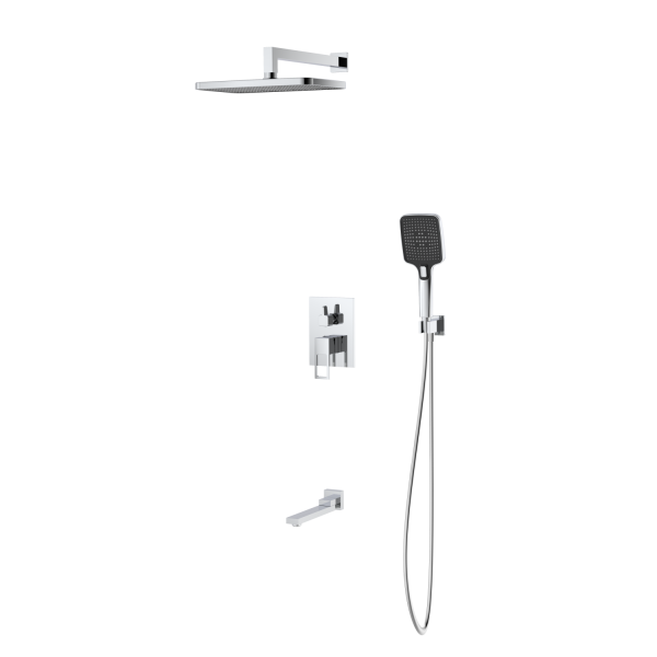 Душевая система для ванны и душа DQ Dortmund встраиваемая с изливом хром (DA1715601)