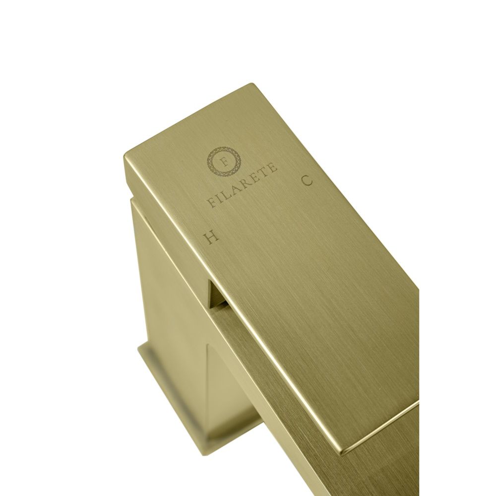 Смеситель для раковины FILARETE Fing FL5040MG, матовое золото