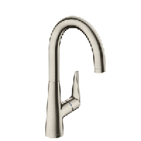 Смеситель для кухни, Hansgrohe, Talis M51, тип открывания воды-однорычажный, тип регулирования воды-керамический картридж, монтаж-на раковину/столешницу, отверстия для монтажа-1, высота, мм-400, вынос излива, мм-203, тип излива-поворотный, тип подводки-ги Смеситель для кухни, Hansgrohe, Talis M51, тип открывания воды-однорычажный, тип регулирования воды-керамический картридж, монтаж-на раковину/столешницу, отверстия для монтажа-1, высота, мм-400, вынос излива, мм-203, тип излива-поворотный, тип подводки-ги