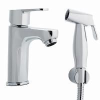 Смеситель для раковины Swedbe Olymp 1860 с гигиеническим душем Хром
