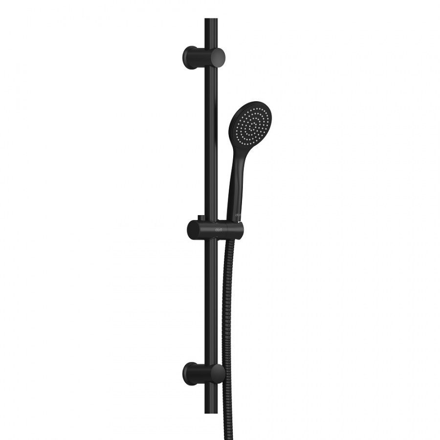D0108000BL Comfort душевой комплект, ручной душ 1F, стойка 600 мм, черный D0108000BL Comfort душевой комплект, ручной душ 1F, стойка 600 мм, черный