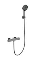 Смеситель для душа с термостатом WONZON & WOGHAND STAY 2, Темный графит (WW-B2016-A-BGG)