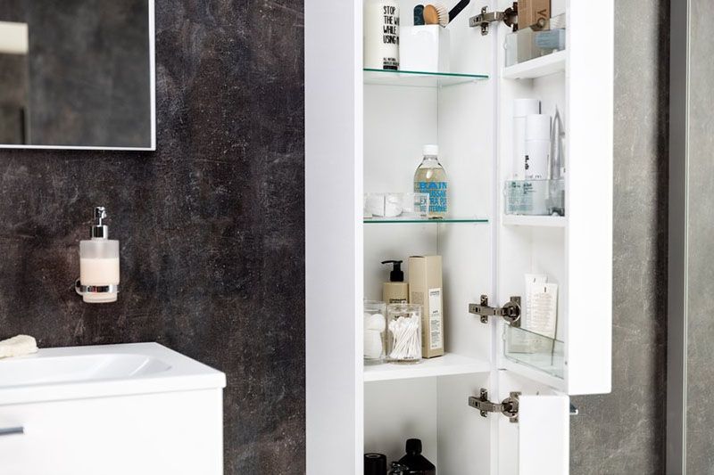 Шкаф пенал Ravak Ring 30 Белый