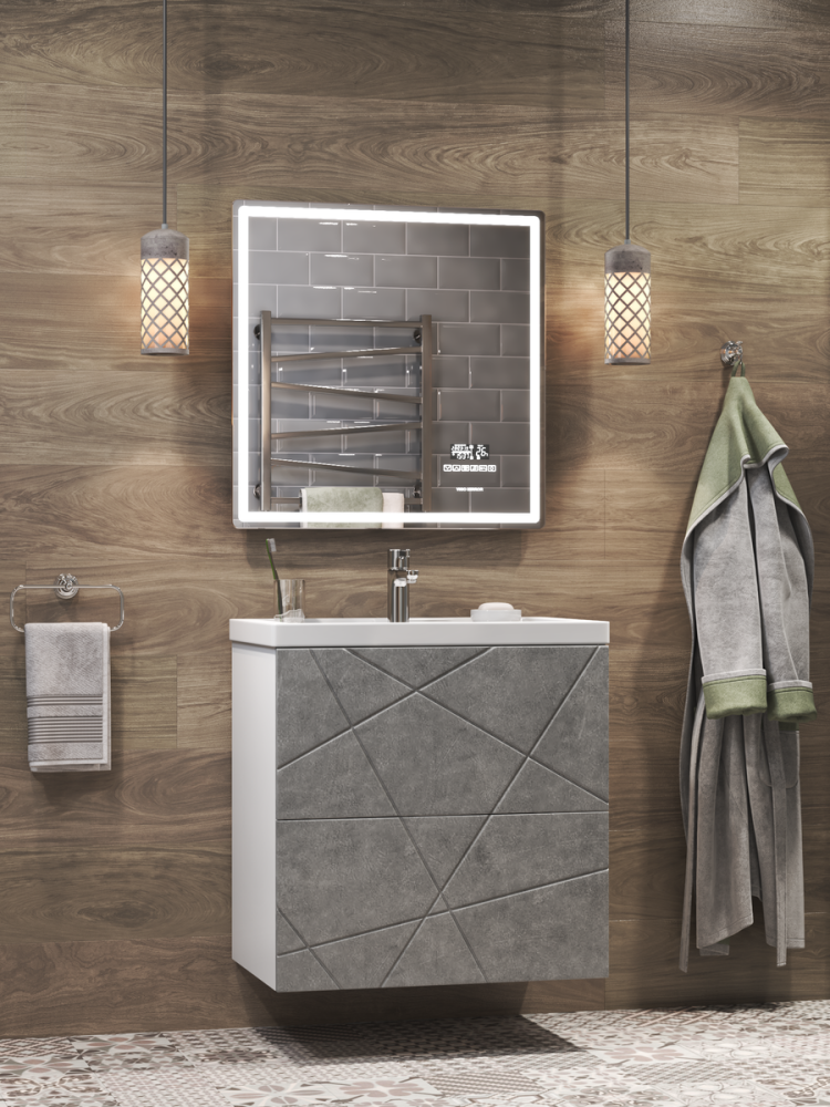 Зеркало VIGO Geometry Media z.GEO.70.Media, 70 см, артикул z.GEO.70.Media