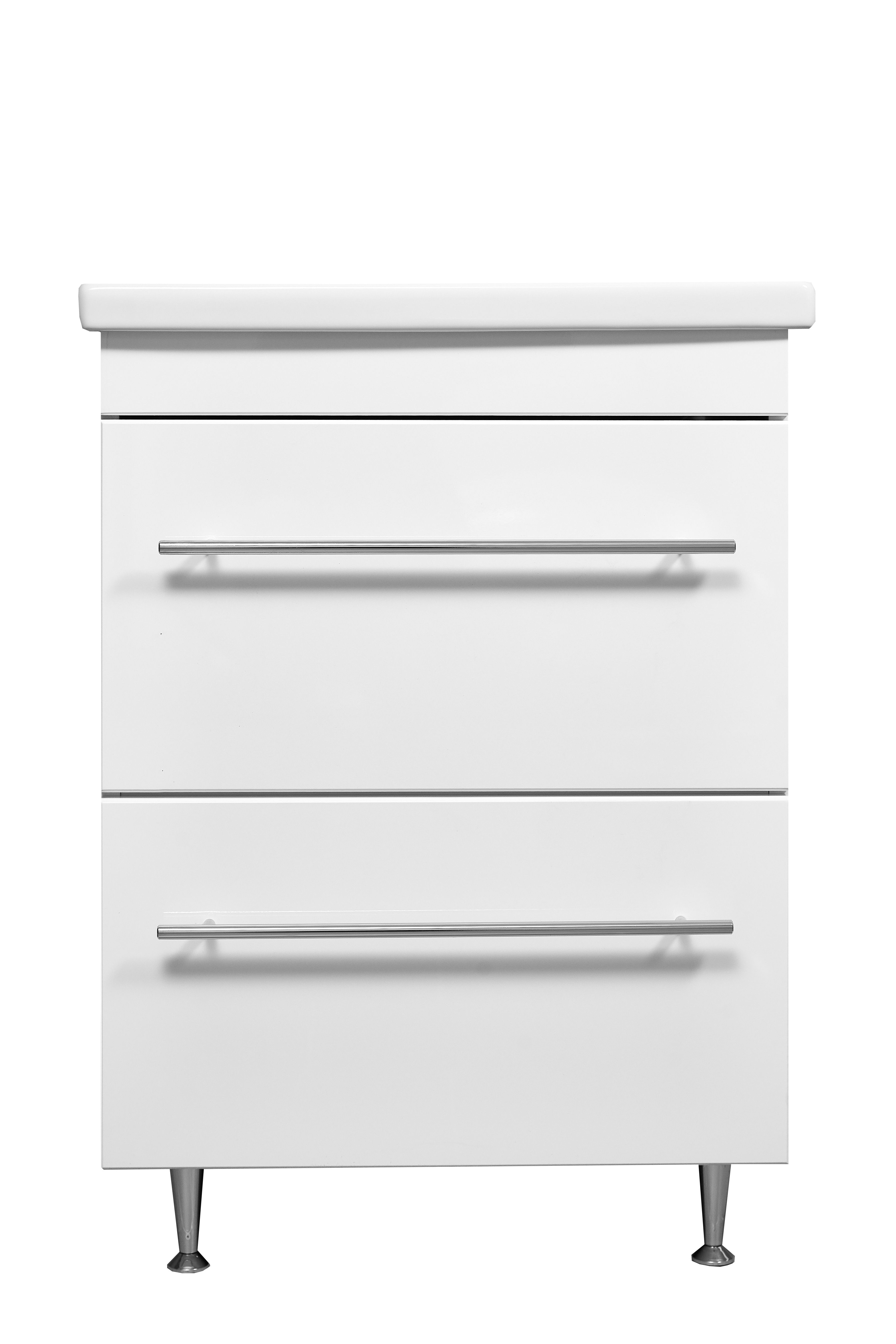 Тумба напольная "Ванесса 60", 2 ящ., Сомо 60