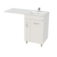 Тумба Onika Нави 60 напольная, под стиральную машину, белая (ум.Onika 120)