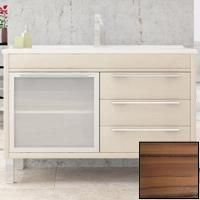 Тумба с раковиной SanVit Новелла Lux 90 knoveln090 с фактурой под дерево Зебрано