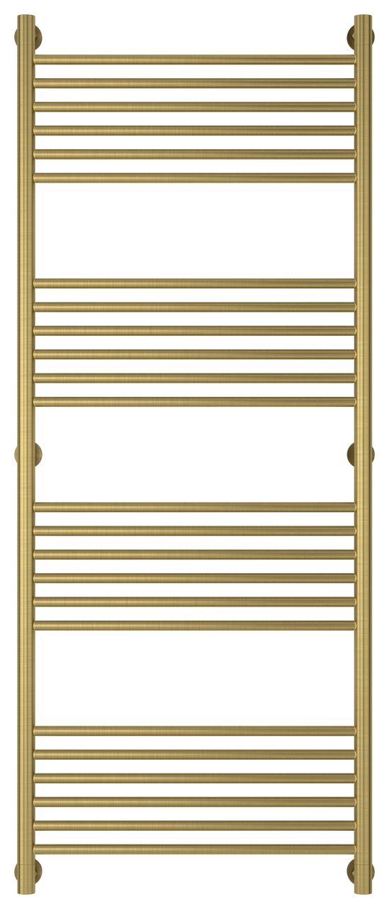 Полотенцесушитель водяной "Богема+" прямая 1500х600 (Состаренная ЛАТУНЬ)