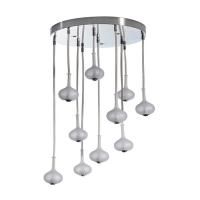 FIMA|Carlo Frattini Wellness Верхний душ Melograno, потолочный монтаж, 10 капсул из закалённого сатинированного стекла, 3 лампы подсв (3000K), цв хром FIMA|Carlo Frattini Wellness Верхний душ Melograno, потолочный монтаж, 10 капсул из закалённого сатинированного стекла, 3 лампы подсв (3000K), цв хром