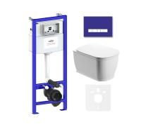 Комплект 6 в 1 Lavinia Boho Bell Pro Rimless 75110003, премиум со стеклянной клавишей