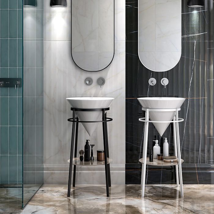 Металлическая структура CONO напольная 44, белая матовая