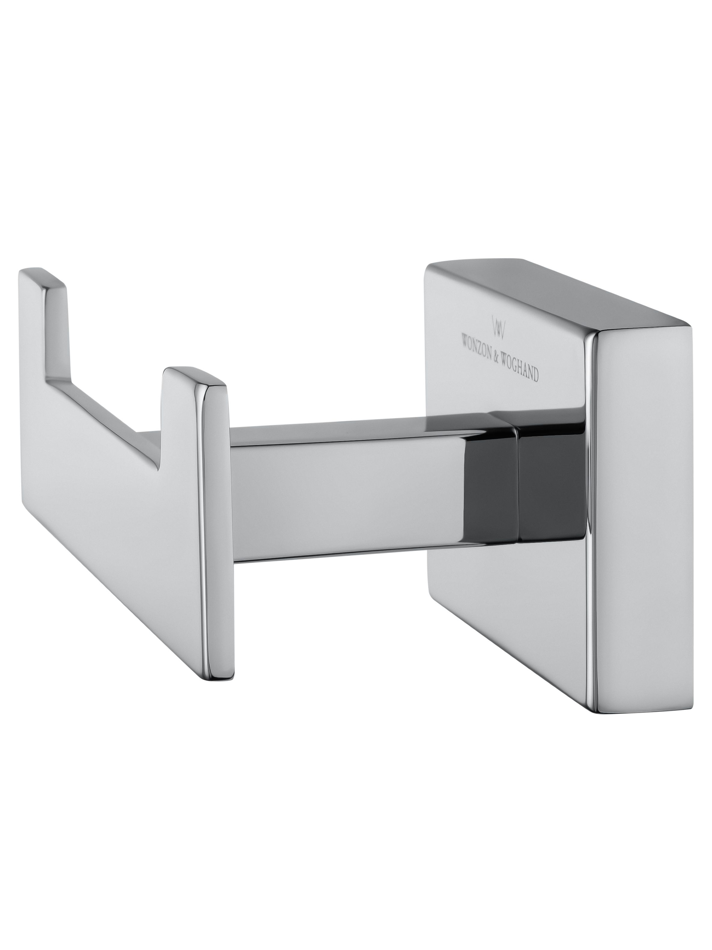 Двойной крючок для ванной WONZON & WOGHAND FLAT, Хром (WW-9725)