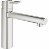 Смеситель для кухни GROHE Concetto со средним изливом, суперсталь (31128DC1) Смеситель для кухни GROHE Concetto со средним изливом, суперсталь (31128DC1)