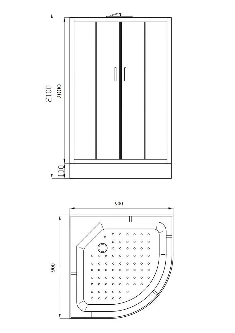 Кабина EB931 душевая PARLY Кабина EB931 душевая PARLY