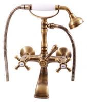 Смеситель для ванны Rav Slezak Morava retro MK360.5/2SM бронзовый