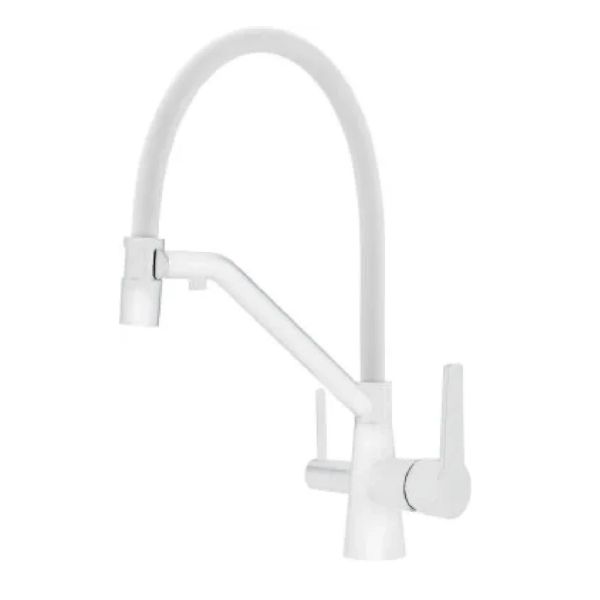 Смеситель для кухни с подключением фильтра Raglo R80.62.08, белый