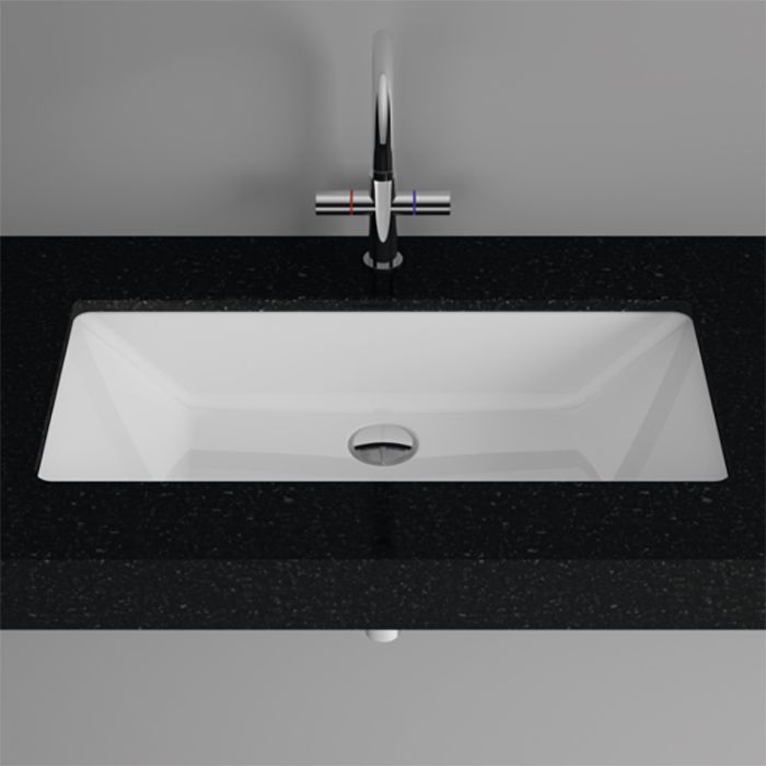 BETTE Loft  Раковина встраиваемая снизу 740х386х100 мм, без перелива, без отв под см. цвет белый BETTE Loft  Раковина встраиваемая снизу 740х386х100 мм, без перелива, без отв под см. цвет белый