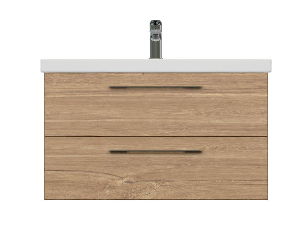 Тумба подвесная Cersanit LARA 80 орех под раковину S-UM-COM80/1-w (COMO 80) (64138), артикул 64138