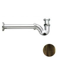 Nicolazzi Complementi Сифон S 1”1/4 без донного клапана для биде, цвет: тёмная бронза