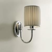 Devon Jasmine 2 Светильник настенный с абажуром 11,5*21*h27,5cм, IP20, фурнитура: хром