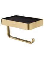 Держатель для туалетной бумаги с полкой WONZON & WOGHAND ROMA, Бронза (WW-7236)